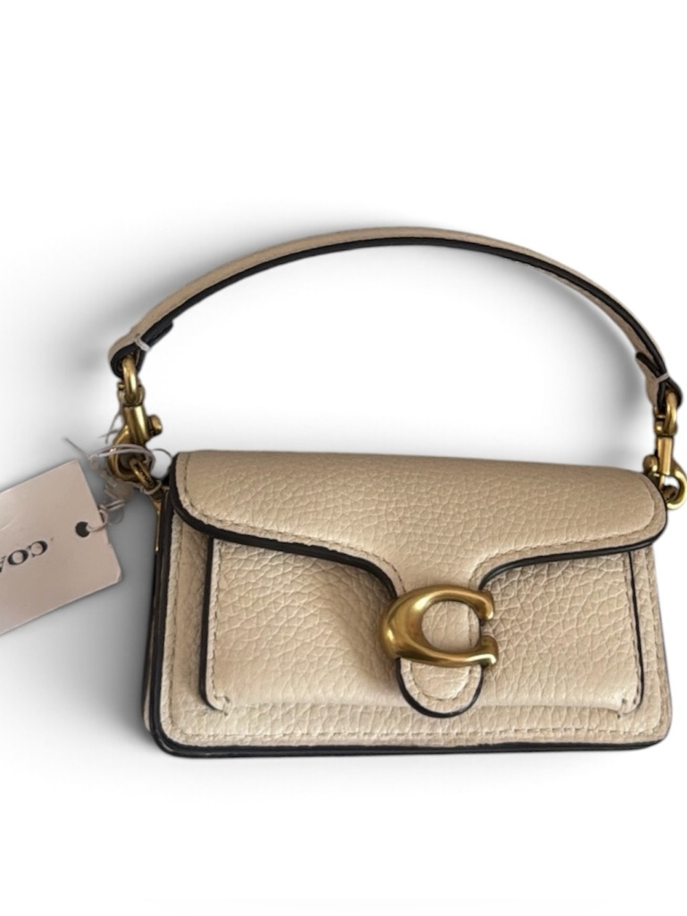 Coach Leather bag keychain